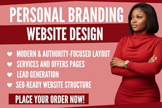 personal branding website, personal brand website design, coach website design
