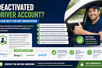 reactivate walmart spark, shipt, instacart, and gopuff driver accounts