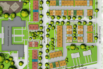 design your 2d site plan, plot plan and landscape design