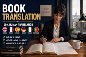 native human spanish english french manual translate german italian books novel