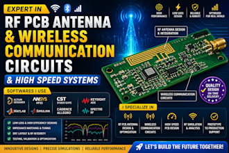 do rf pcb antenna and wireless communication circuits and high speed systems
