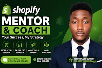 be your shopify dropshipping mentor or coach for tips on your website scaling