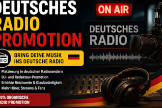 pitch your music to german radio stations professionally