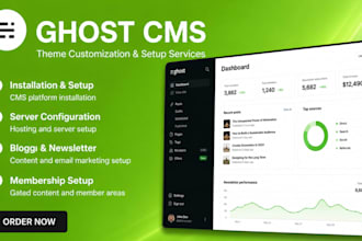 setup ghost cms, ghost blog, ghost theme, ghost website, ghost mannequin