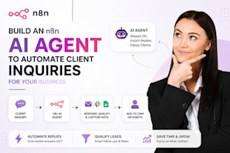 build ai chatbot, n8n ai agent, n8n workflow automation