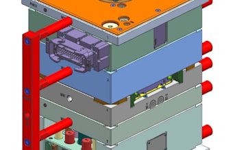 design injection mold, plastic product and 3d cad in solidworks