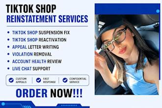 fix tiktok shop violation and write appeal for tik tok shop reinstatement