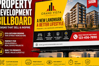 design property development billboard advertisements