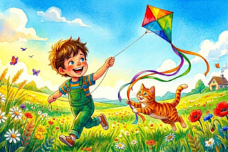 children book illustration and children book illustration