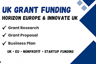 do grant research grant writing UK grant horizon europe and eu funding