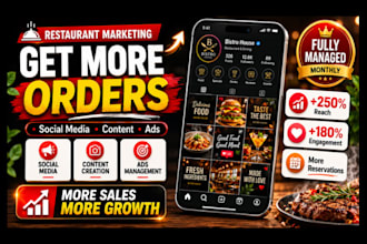 restaurant marketing, social media manager, food marketing, content creation