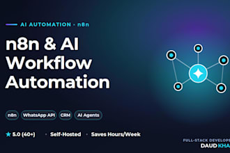 n8n ai automation, whatsapp api and crm workflow automation