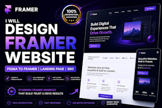 design framer website, figma to framer, framer landing page framer website SEO