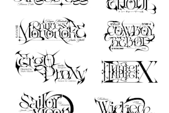 design premium gothic logo design