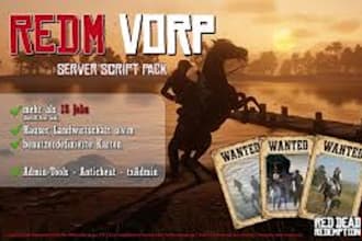 be your fivem server developer,redm server developer,redm vorp server