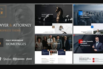 design attorney, lawyer and law firm wordpress website