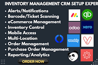 setup inventory management quickbooks monday vagaro xero paypal netsuite weebly