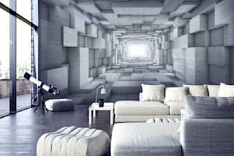 create high resolution 3d floor art, anamorphic illusions, and  display graphics