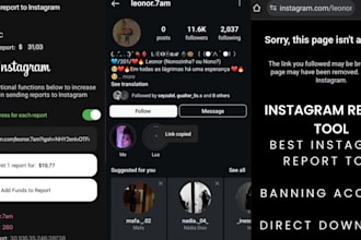 reddit mass report,telegram banning,takedown instagram,deleted fb x page,report