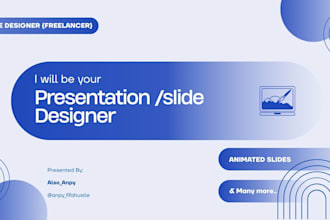 create animated presentation slides or portfolio videos