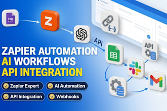 build zapier automation ai workflows and API integration