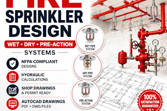 design wet, dry, and pre action fire sprinkler systems