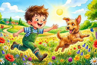 illustrate children story book illustration children story book cover