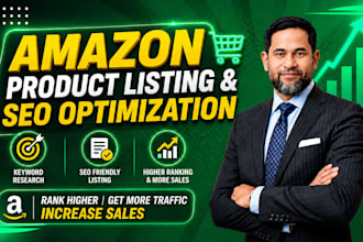 write amazon product listing and amazon seo optimization