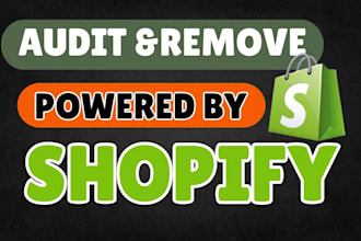 do shopify audit and remove powered by shopify in some hours