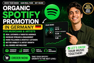do USA music promotion spotify music promotion