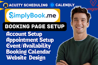 simplybook me, acuity scheduling, calendly, vagaro, and lodgify online booking