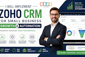 implement zoho CRM for small business growth and automation