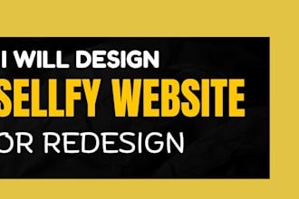 create a high converting sellfy store for your products