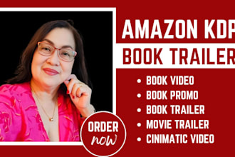 do book video trailer promo movie cinematic teaser trailer for amazon kdp book