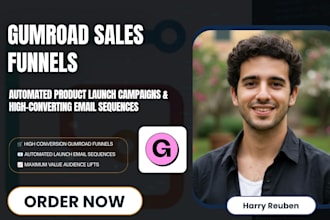setup gumroad sales funnel gumroad email sequence product launch email campaign