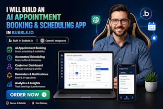 build an ai appointment booking and scheduling app in bubble io