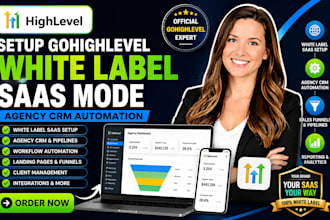 setup gohighlevel white label saas mode agency crm automation