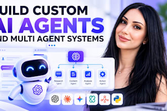build custom ai agents and multi agent systems