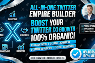grow twitter x manager for organic x marketing promotion and shoutout