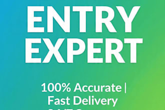 do accurate excel data entry and spreadsheet work