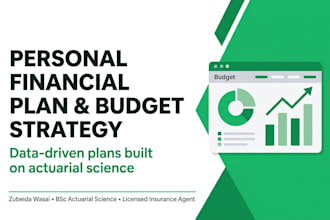 create a personalized financial plan and strategy