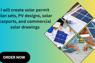 solar permit plan sets pv designs solar carports commercial solar drawing