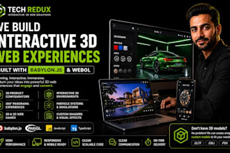 build 3d product configurator using threejs, webgl, babylon js and verge3d kommo