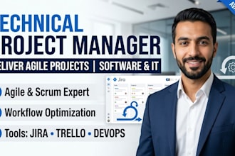 be your technical project manager for software and IT projects