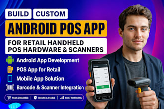 develop android app pos app barcode scanner software