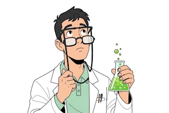 design a professional cartoon character