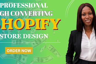 create one product shopify store, redesign shopify store
