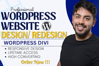 build divi wordpress website divi website design redesign with divi theme
