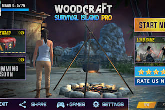 develop survival horror game, escape horror game, 2d and 3d game arcade game