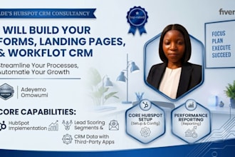 set up forms, landing pages, and automation in hubspot CRM